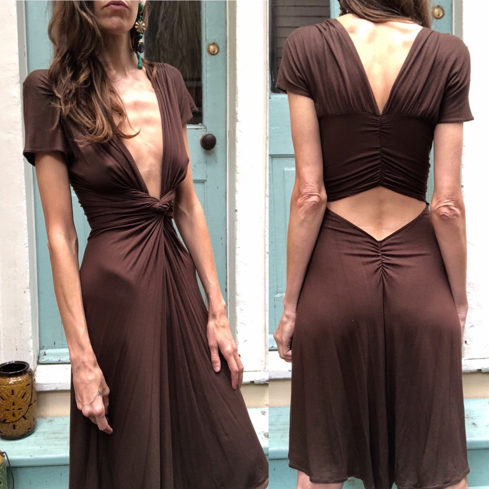 Michelle Mason Knot Dress